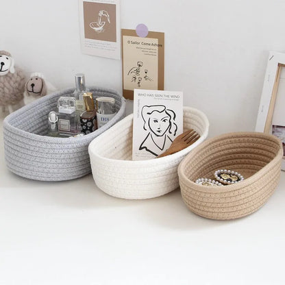 Cotton Rope Storage Basket – storage basket photo 6