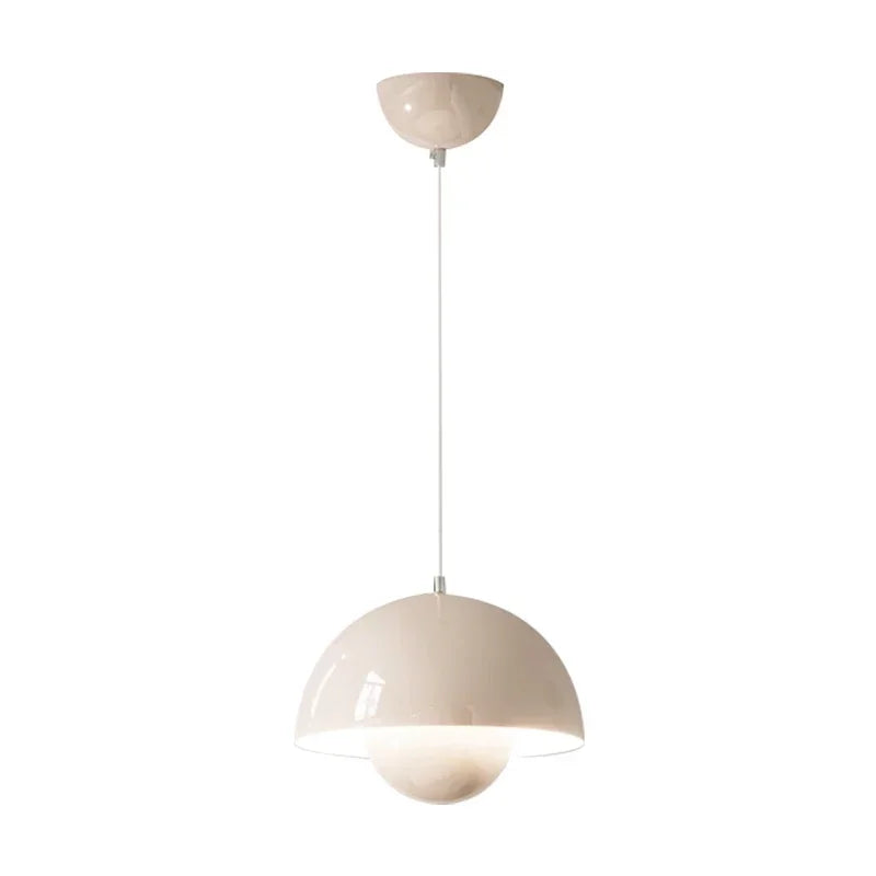 Nordic Led Color Chandelier Macaron Danish Mushroom Hanging Lights Restaurant Kitchen Pendant Lamp Home Luminaire LED Lighting