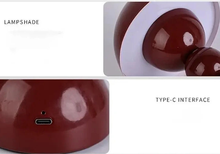 Table Lamp Mushroom Bud Atmosphere Night Light Nordic Style Retro Creative Living Room Bedroom Desk Decorative Light Girl Gift