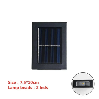 Slim Solar Up Down Wall Light