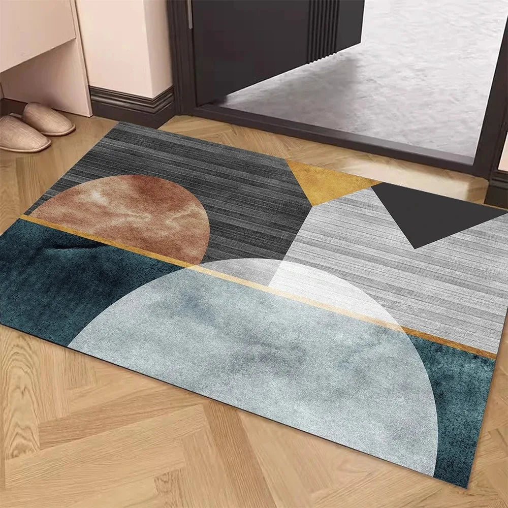 Geometric Print Doormat