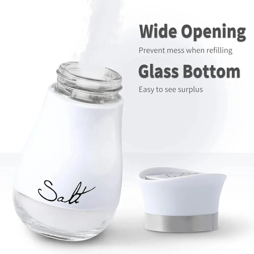 Glass Salt and Pepper Shakers