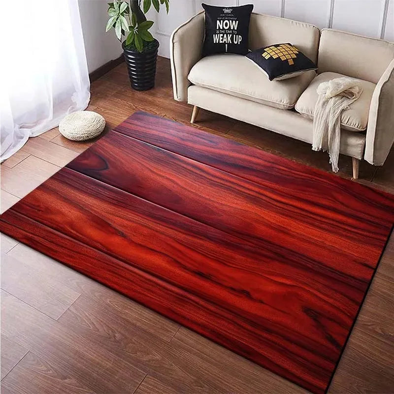 Timber Print Area Rug
