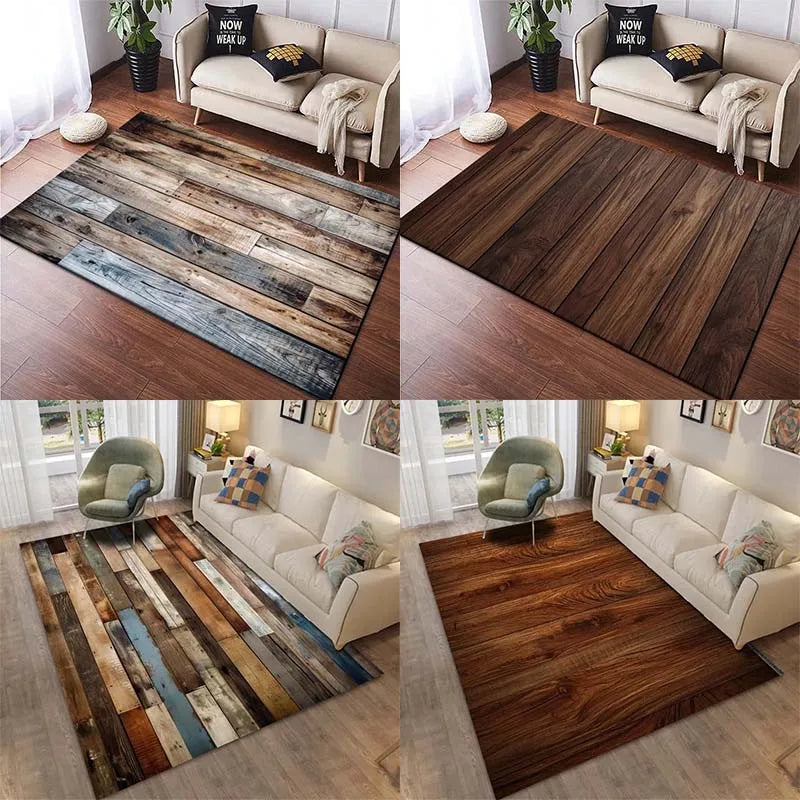 Timber Print Area Rug