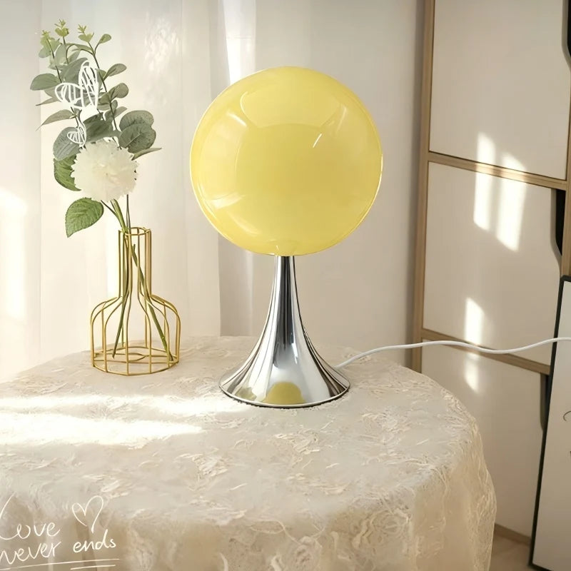 Nordic Glass Globe Bedside Lamp – table lamp photo 5