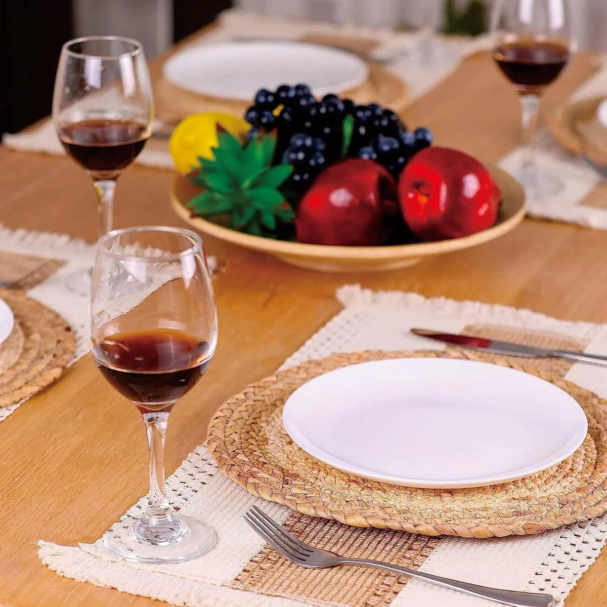 Woven Boho Placemat Set