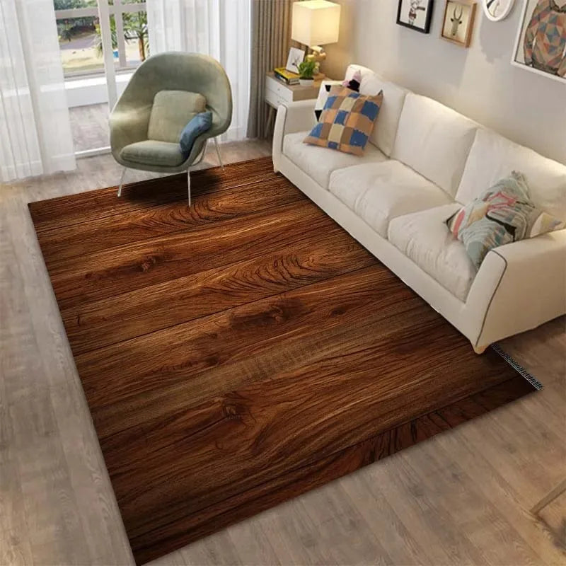 Timber Print Area Rug