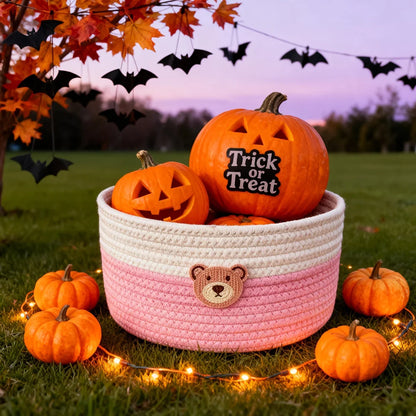 Bear Fabric Storage Basket – storage basket photo 3