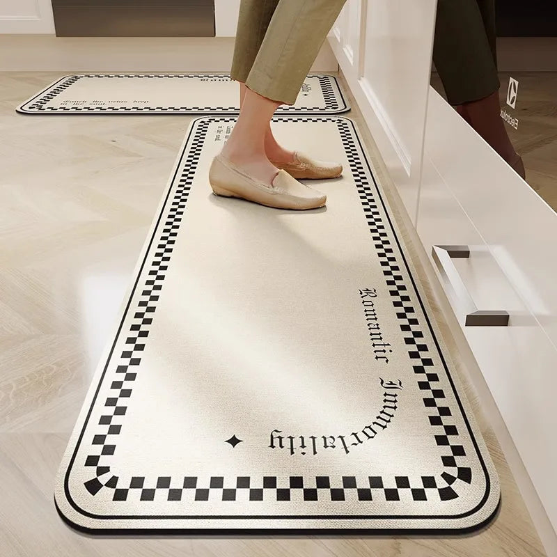 Soft Print Kitchen Mat