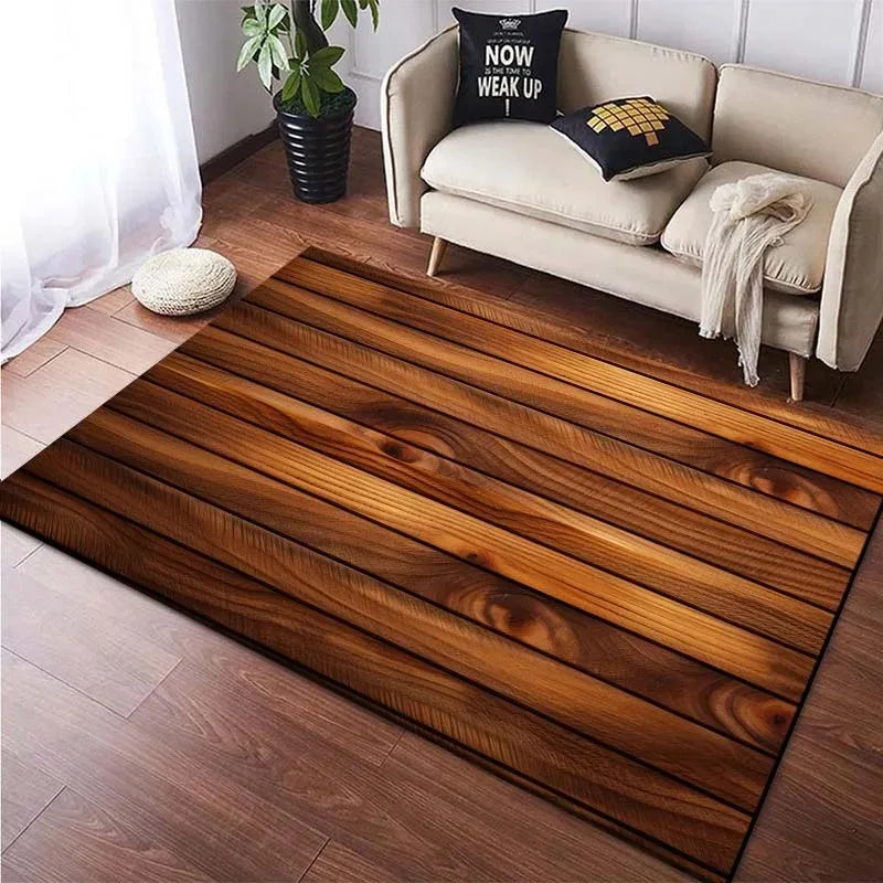 Timber Print Area Rug