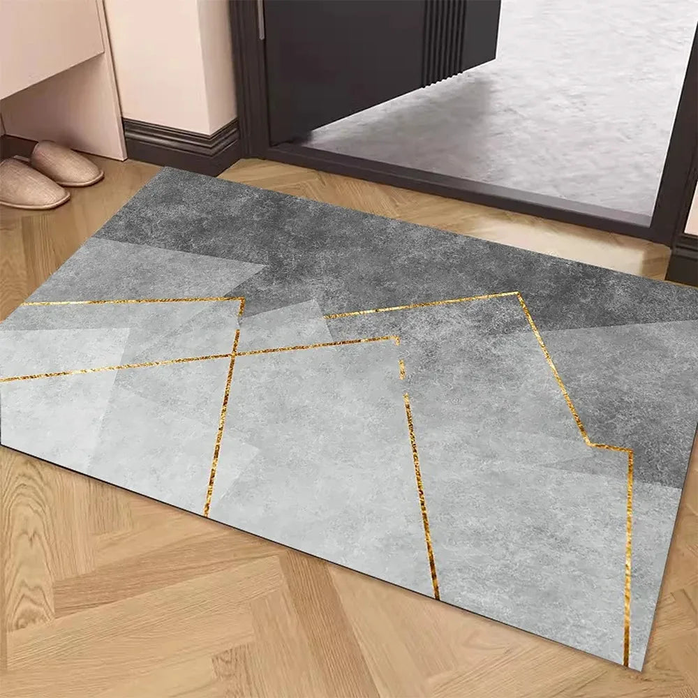Geometric Print Doormat
