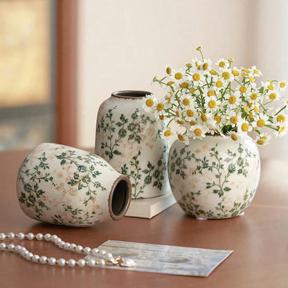 Ice Crackle Handmade Ceramic Vase – vase photo 2