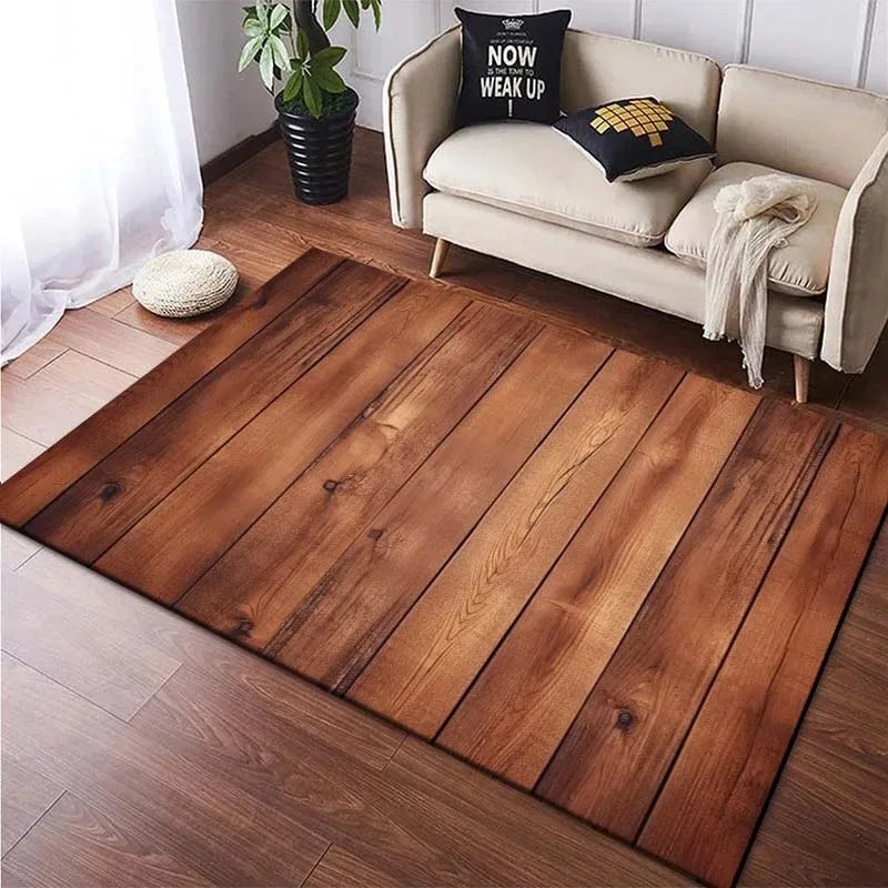 Timber Print Area Rug
