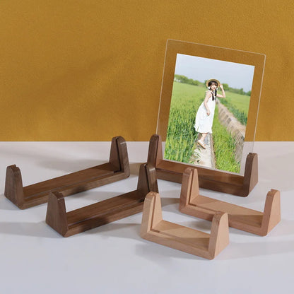 Acrylic U Shape Wood Photo Frame – picture frame photo 2
