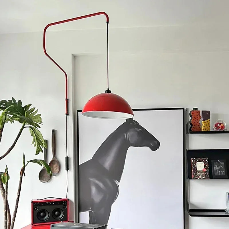 Rotatable Wall Lamp Nordic Led Long Arm Wall Lamp with Plug for Dining Room Bedroom Parlor Restaurant Decor Designer Wall Light