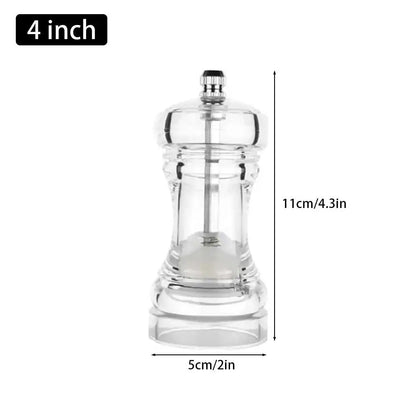 Acrylic Pepper Grinder – 4 inch
