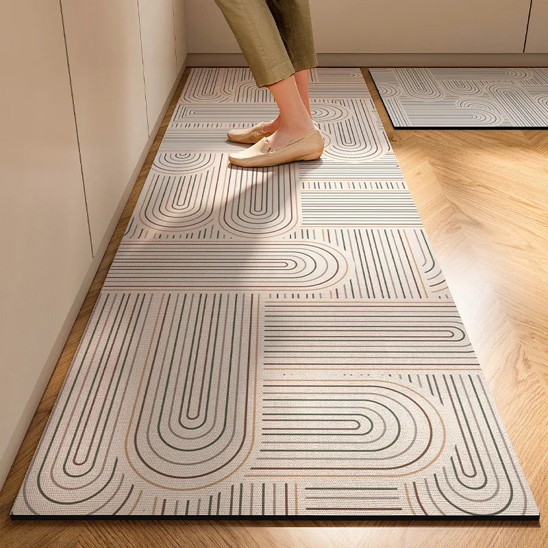 Soft Print Kitchen Mat