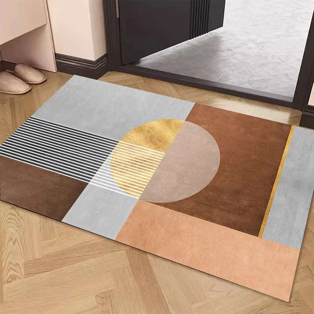Geometric Print Doormat