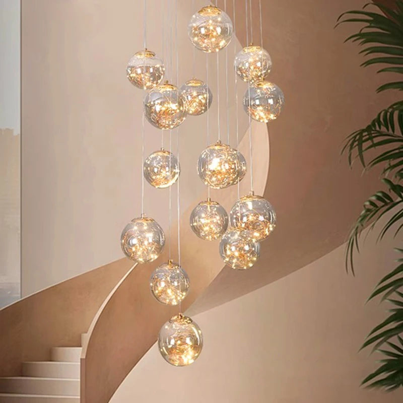 Nordic home decor dining room Pendant lamp lights indoor lighting stair lamp hanging light chandelier lamps for living room