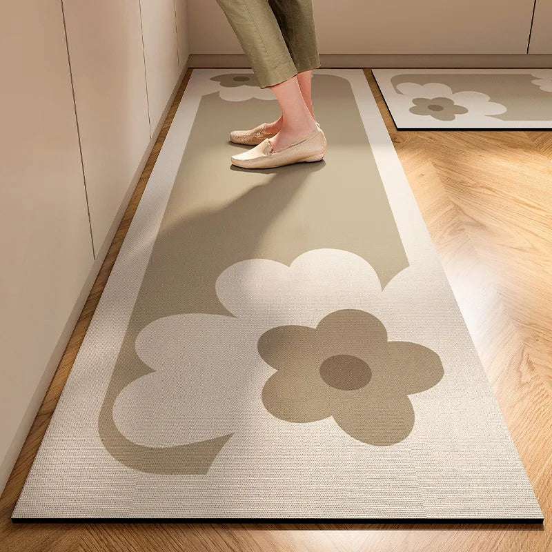 Soft Print Kitchen Mat