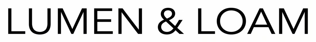Lumen and Loam wordmark trimmed