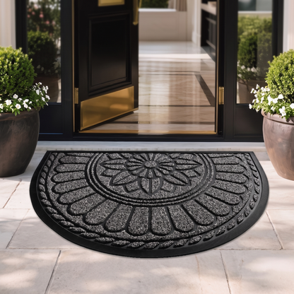 Embossed Half Round Doormat – doormat photo 1