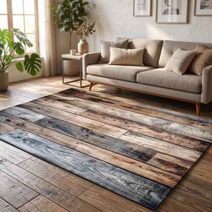 Timber Print Area Rug – rug photo 1