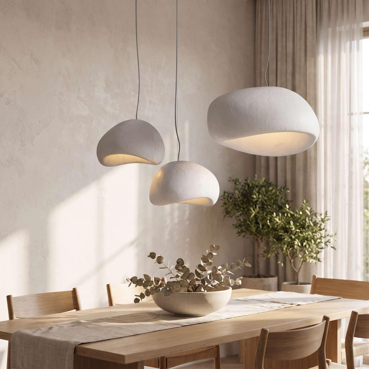 Wabi Sabi Minimalist LED Pendant – ceiling light photo 1