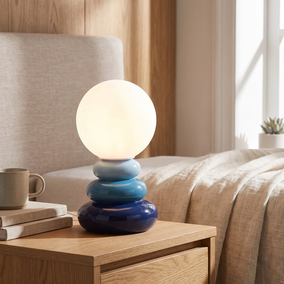 Stacked Stone Table Lamp – table lamp photo 1