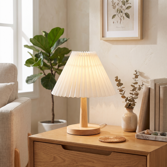 Foldable Pleated USB Table Lamp – table lamp photo 1