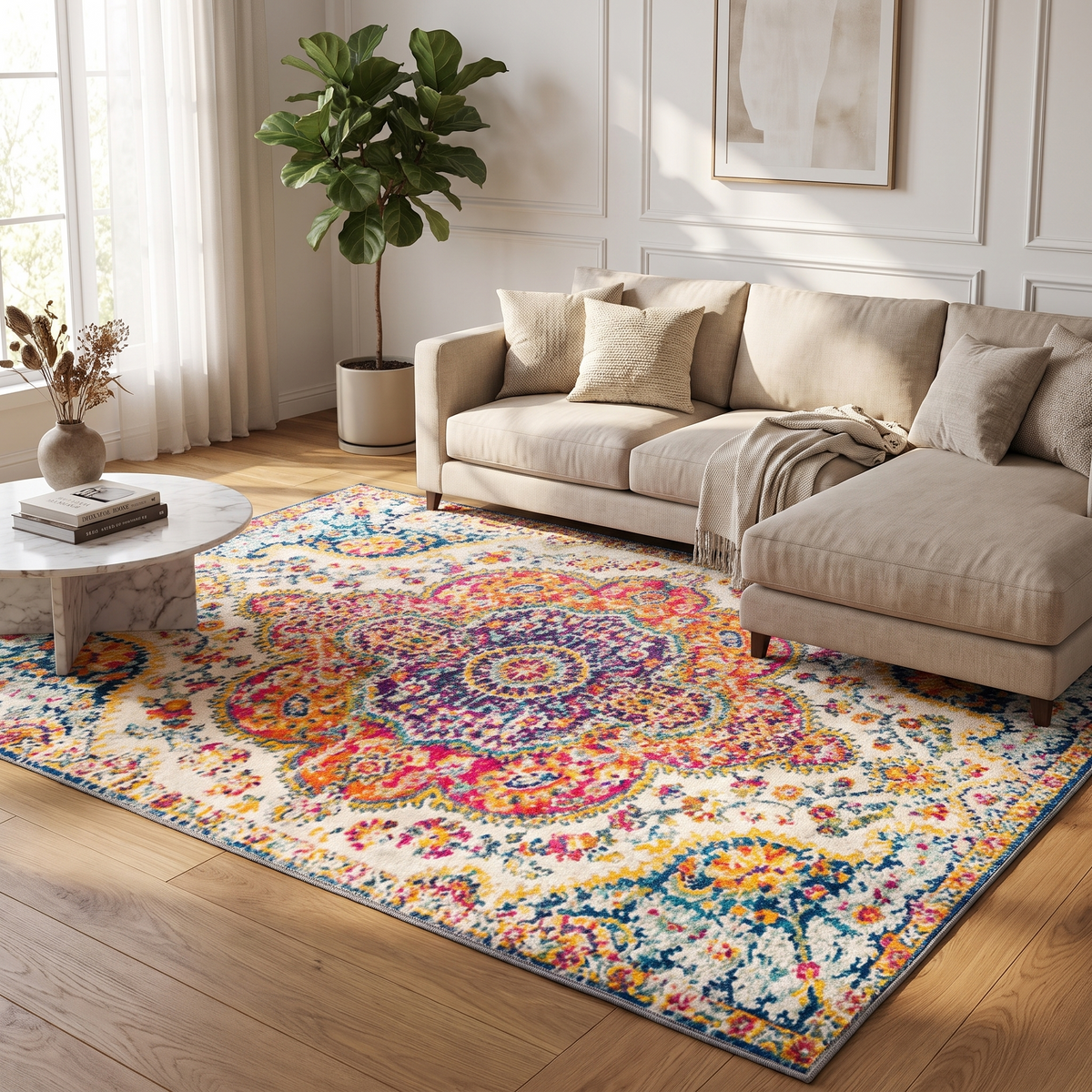 Bohemian Crystal Velvet Rug – rug photo 1