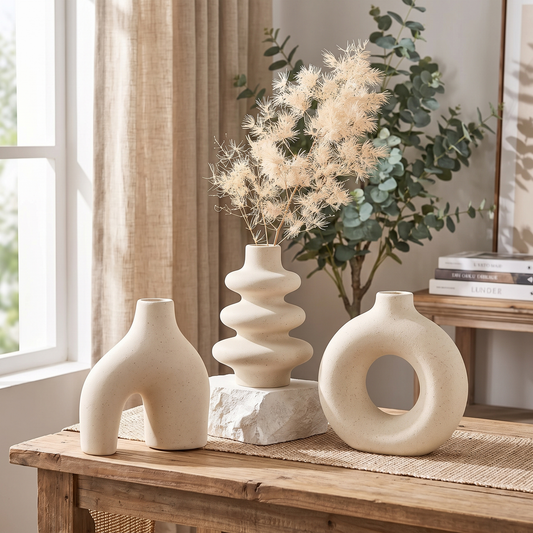 Bohemian Ceramic Vase Set – vase photo 1