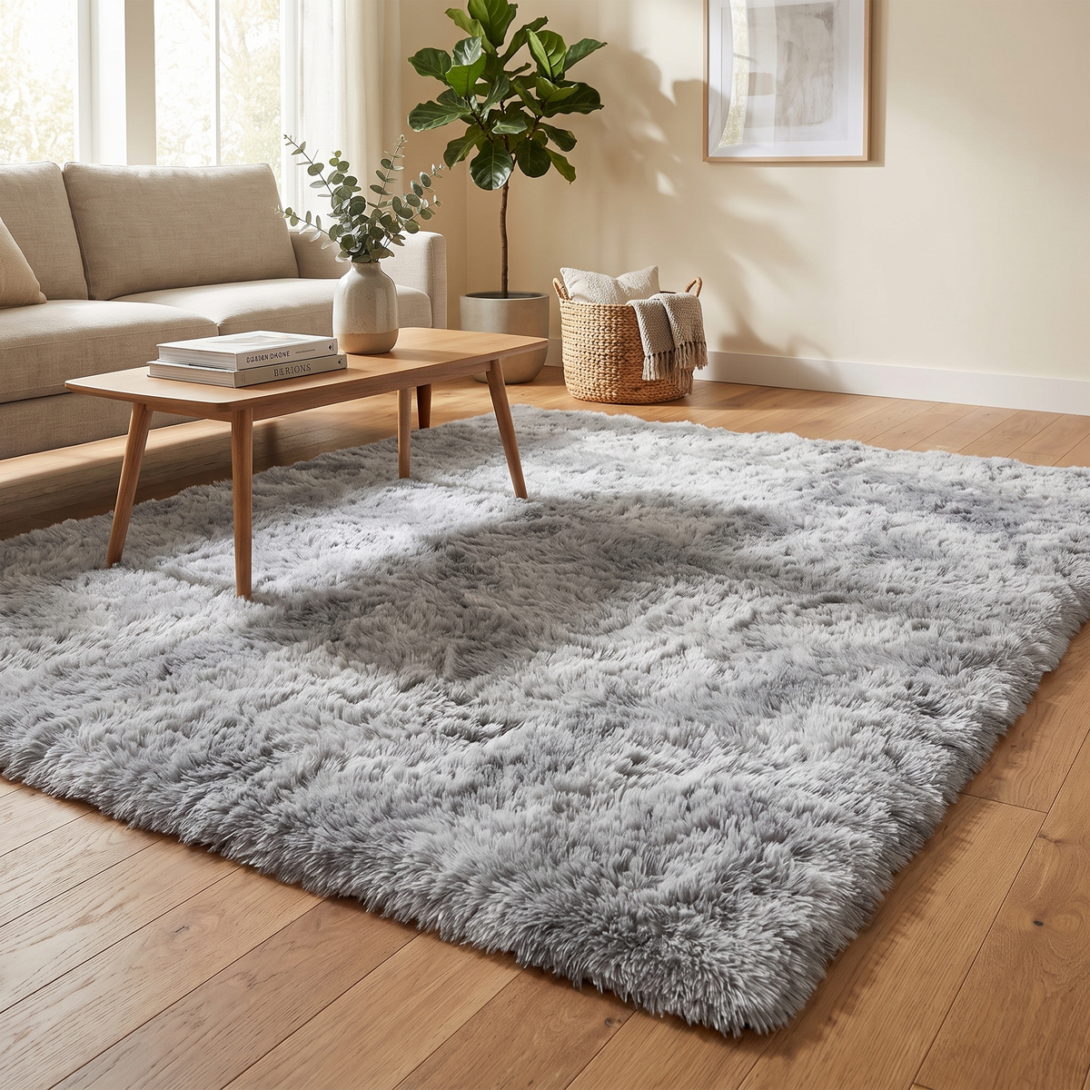 Ultra Soft Puffy Tie Dye Rug – rug photo 1