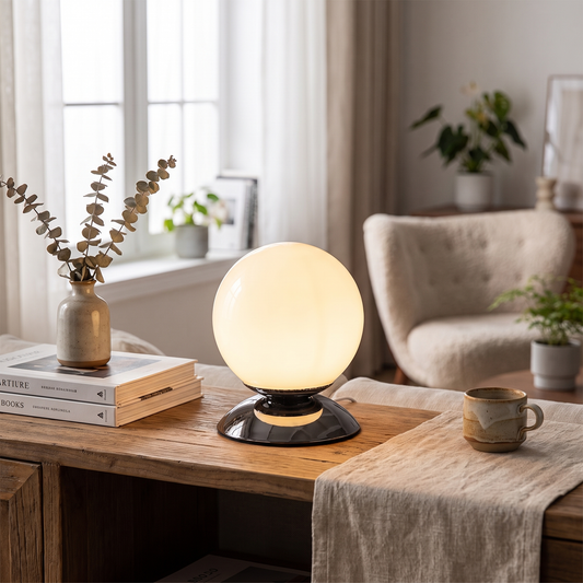 Globe Spire Glass Table Lamp – table lamp photo 1