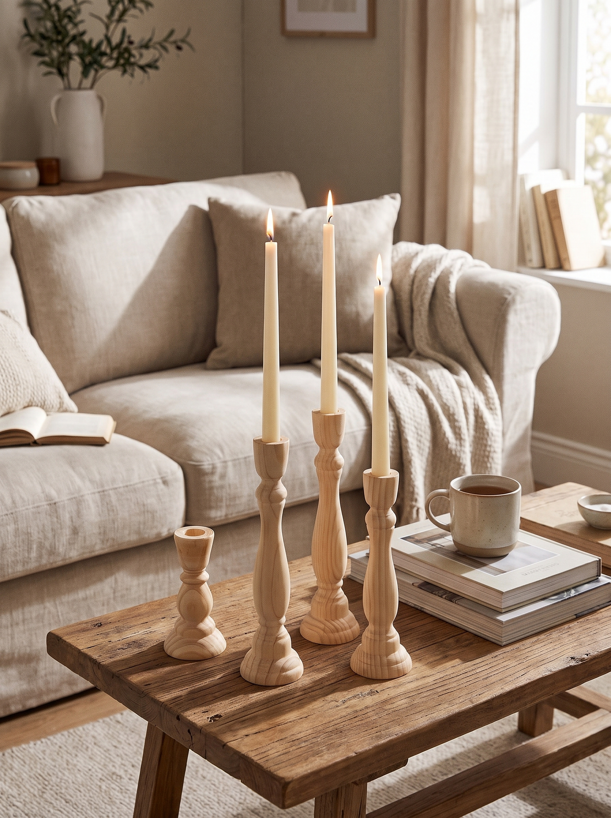 Classic Wood Candlestick: Build Your Own Set