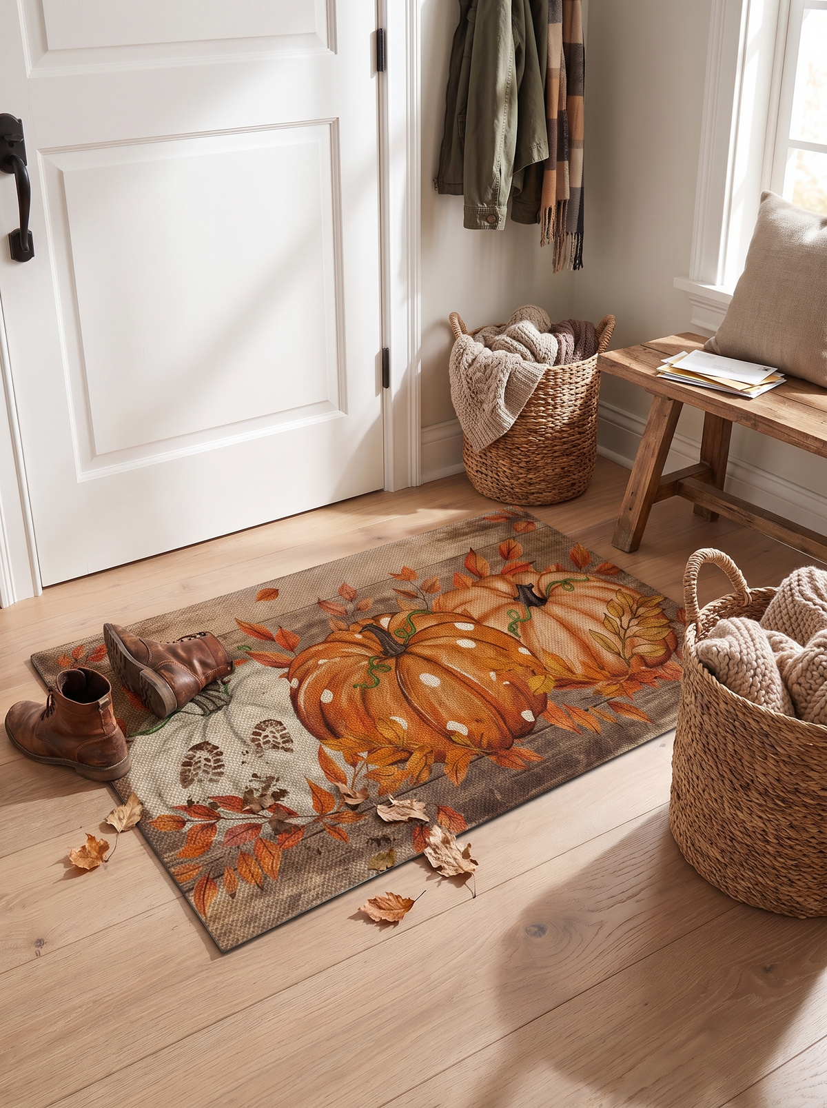 Holiday Season Doormat: From mat to hall rug