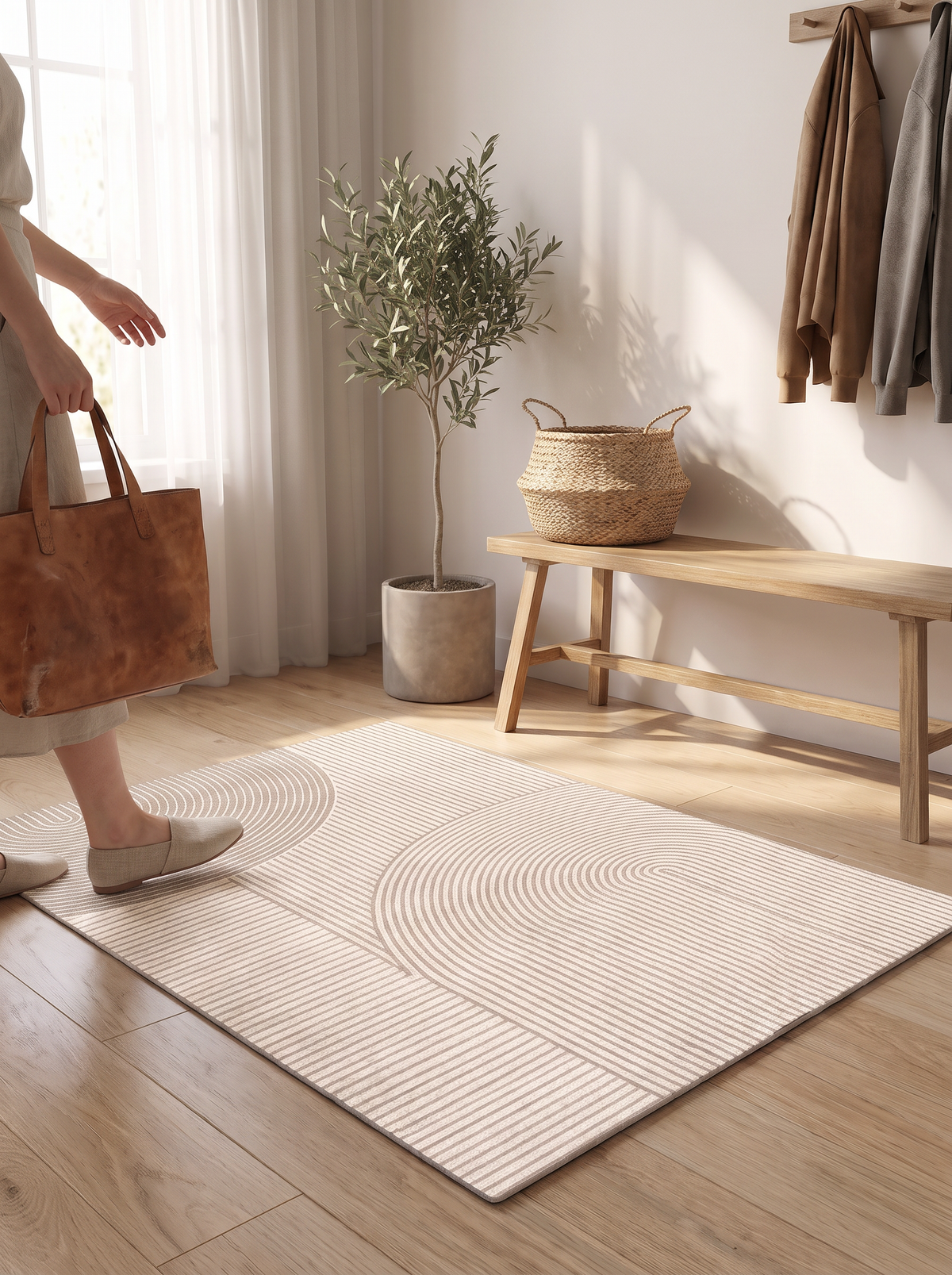 Nordic Line Doormat: Quiet by design