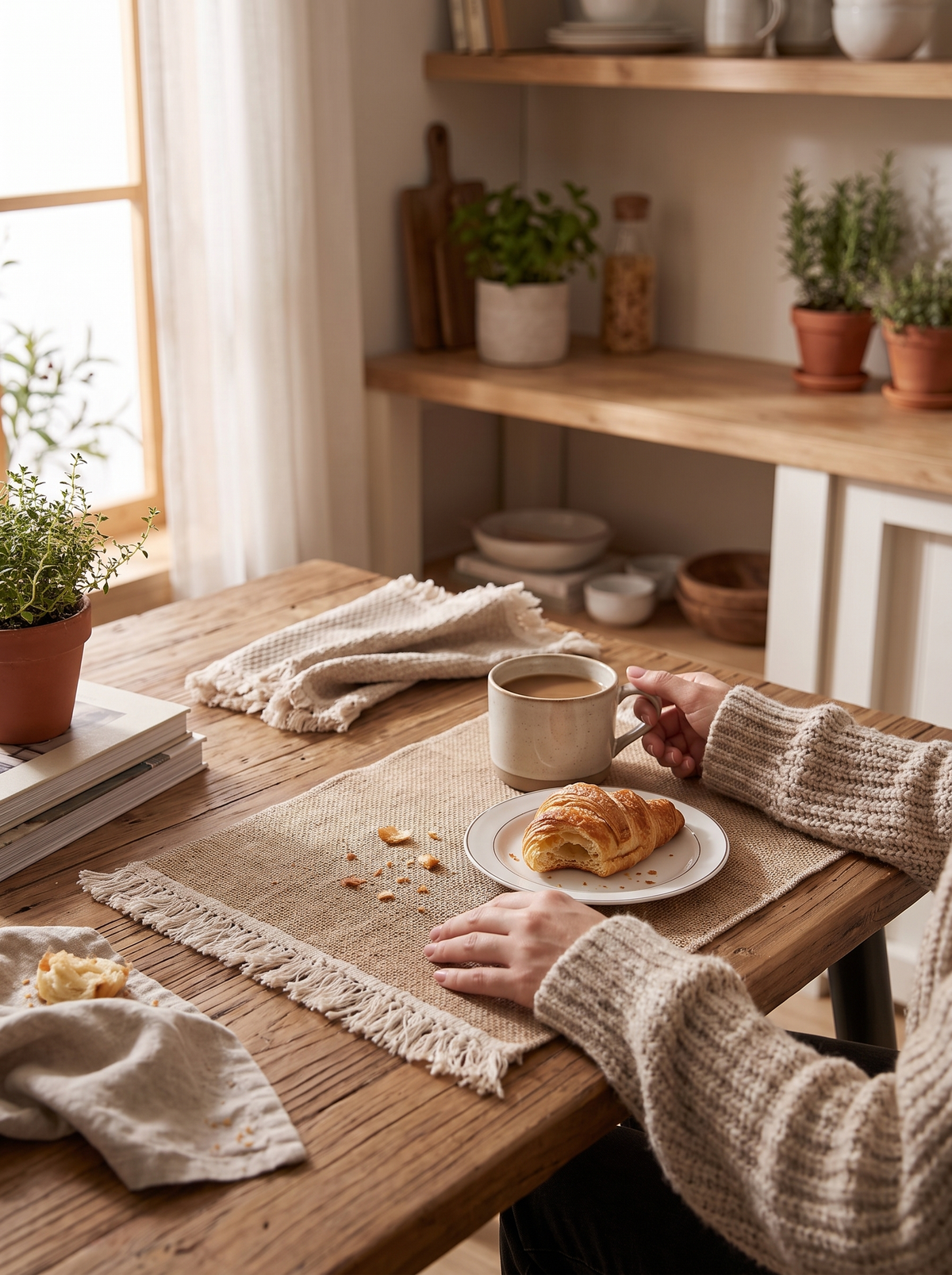 Fringed Jute Placemat: Warm on any table