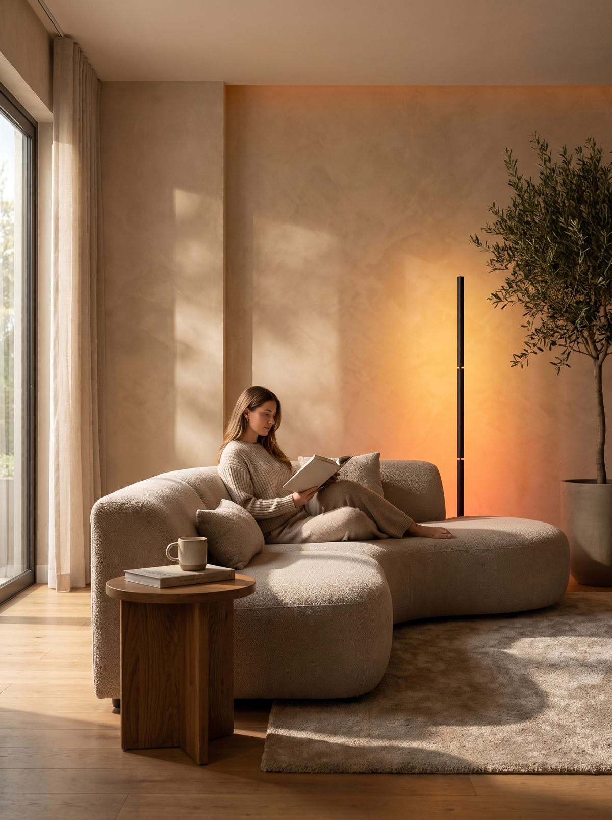 Music Sync LED Corner Lamp: Brightness That Reaches