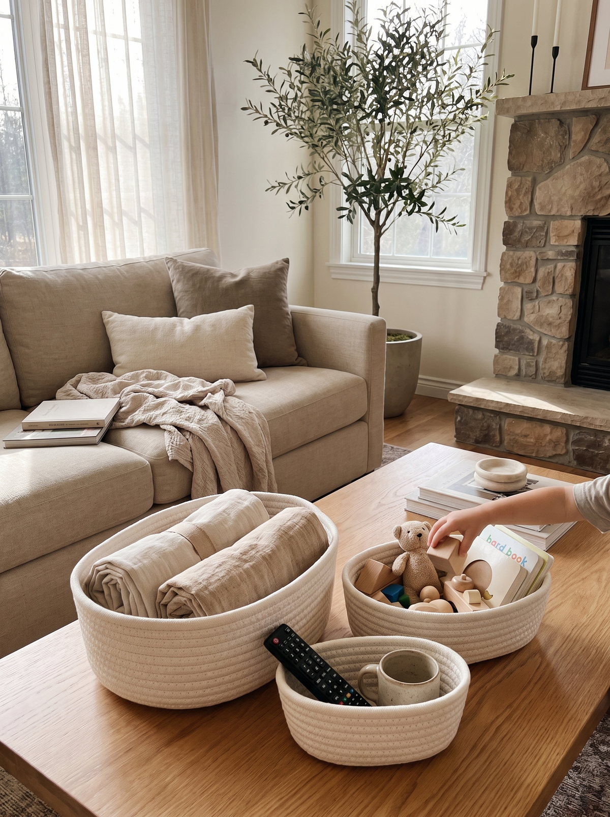 Cotton Rope Storage Basket: Somewhere to Land