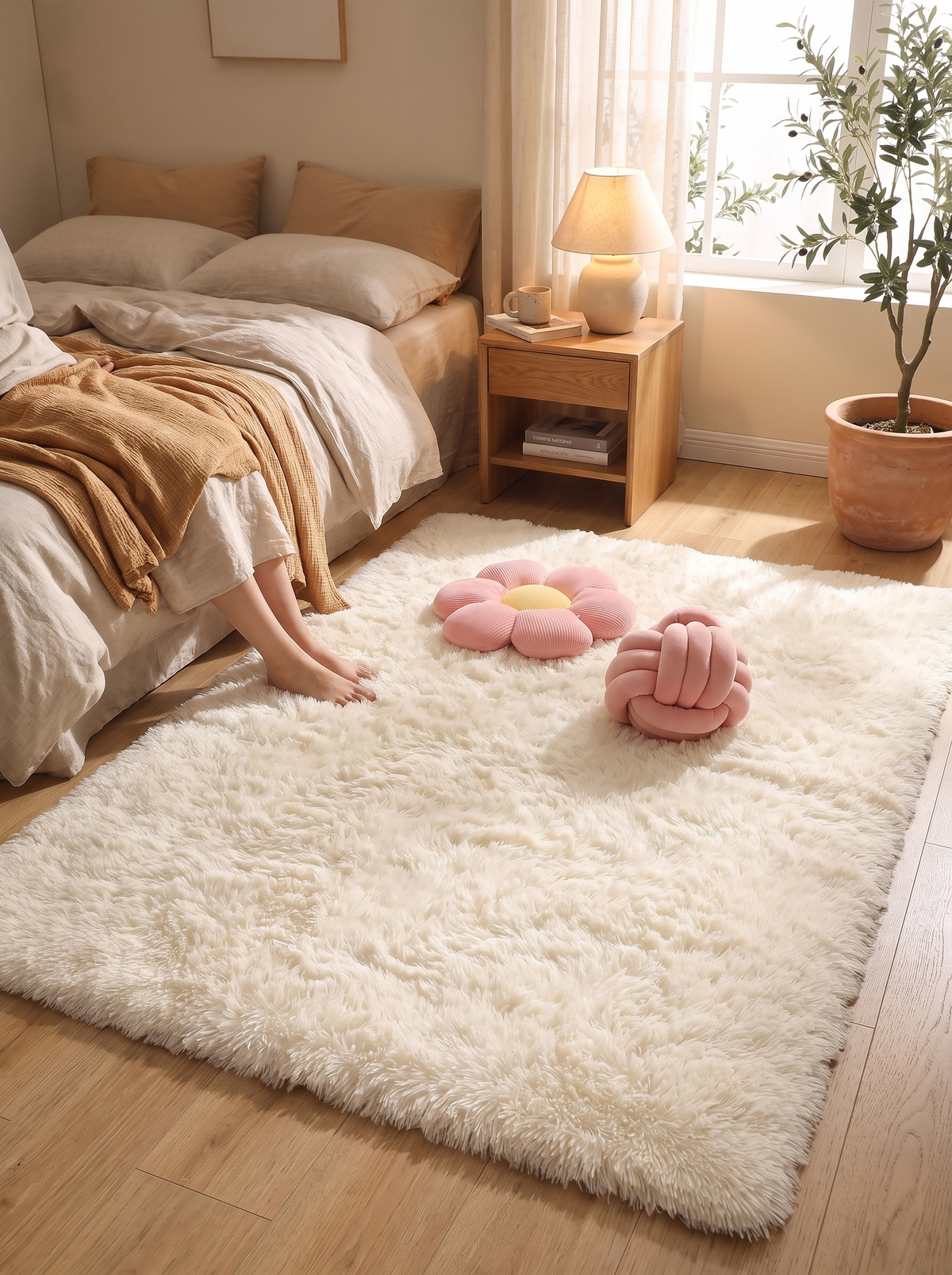 Washable Long Pile Shag Rug: Colors For Every Room