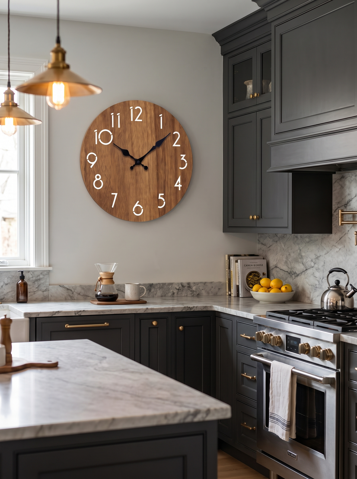 Minimalist Wooden Wall Clock: Quiet Hours