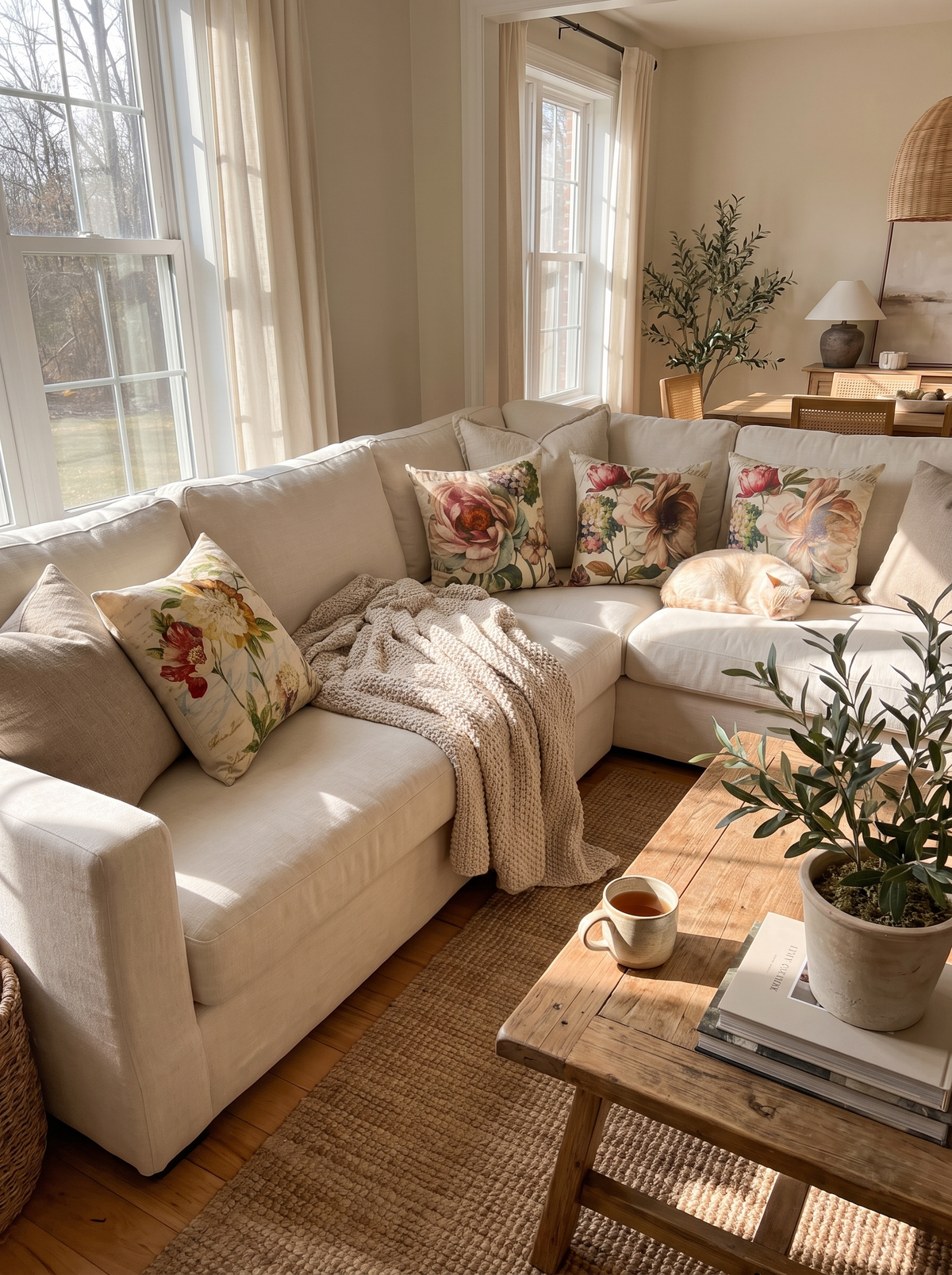 Vintage Floral Linen Cushion Cover: Refresh For Less