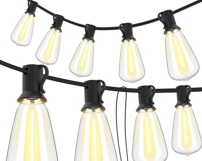 Patio ST38 Hanging String Lights – 200ft (100 LED)