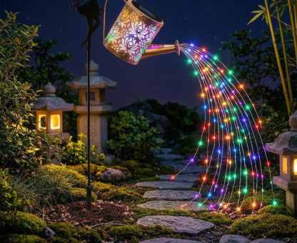 Solar Watering Can Fairy Lights in Color Changing